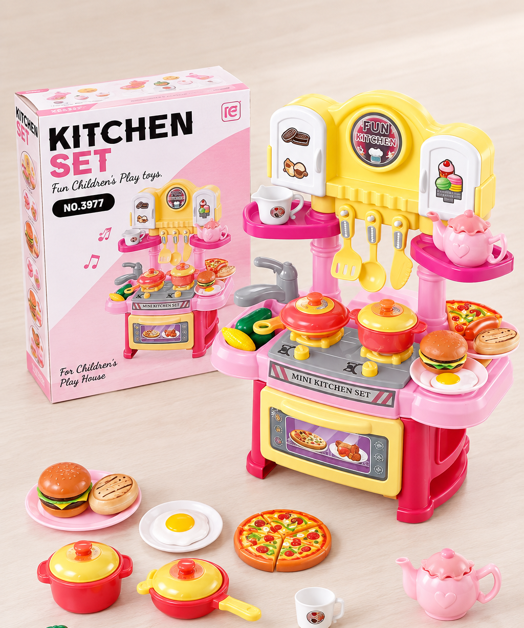 Kitchen set product detail shot