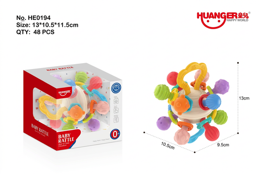 Landscape version of the baby rattle product sheet