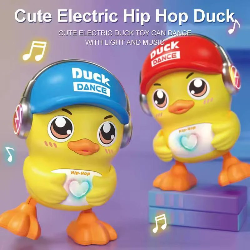 Cute Musical Dancing Duck Yellow with Light and Music