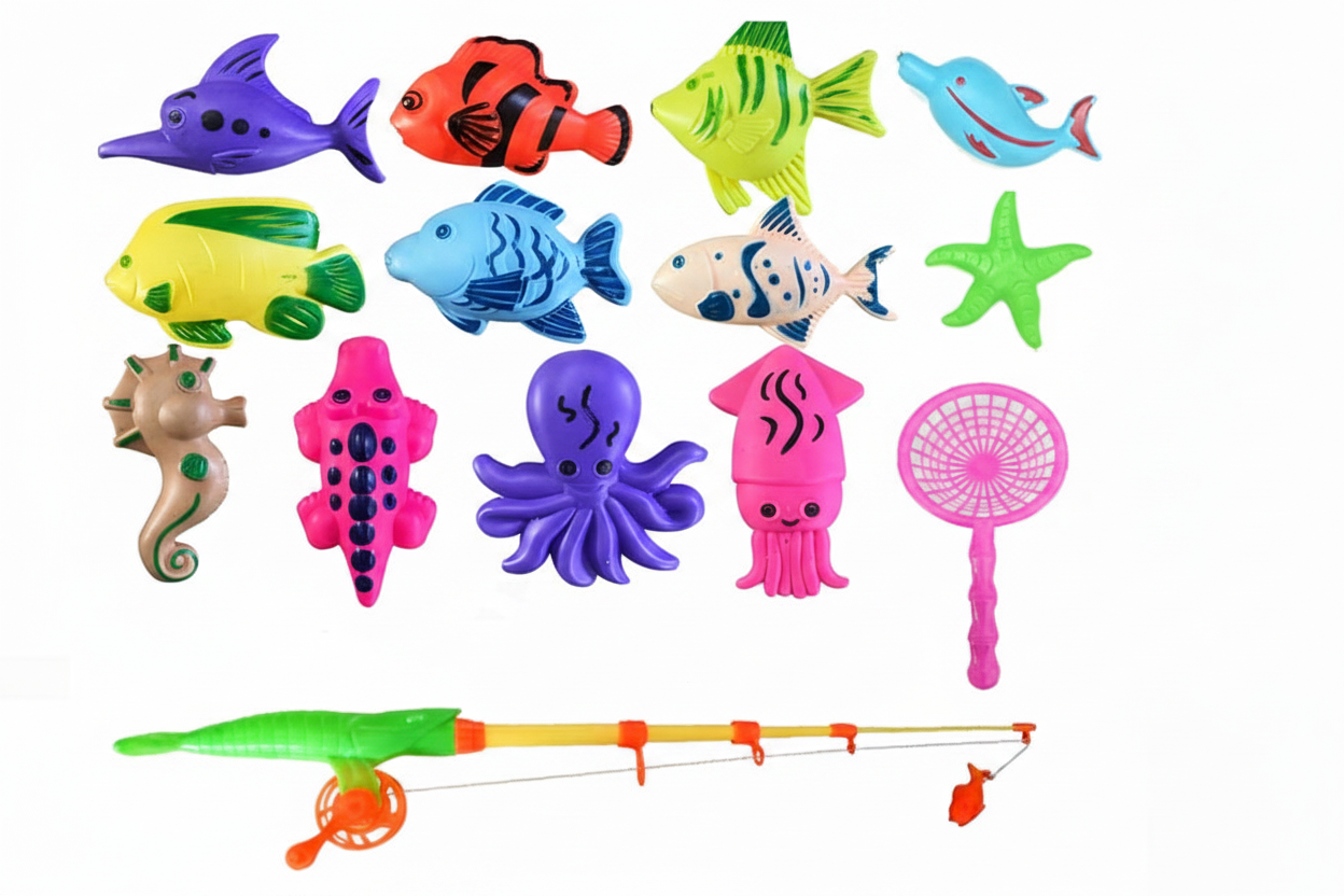 Magnetic Fishing Set - Flat Lay