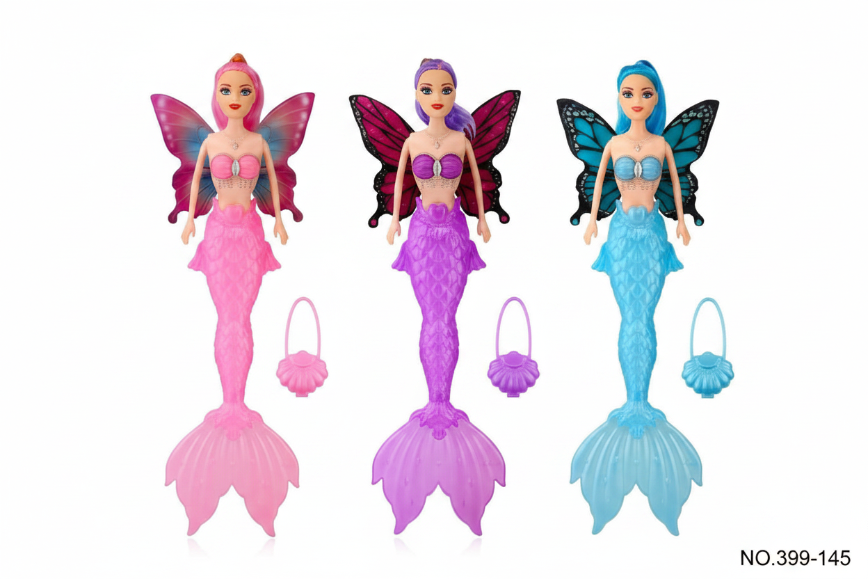 Mermaid Fairy Doll - All 3 Colours
