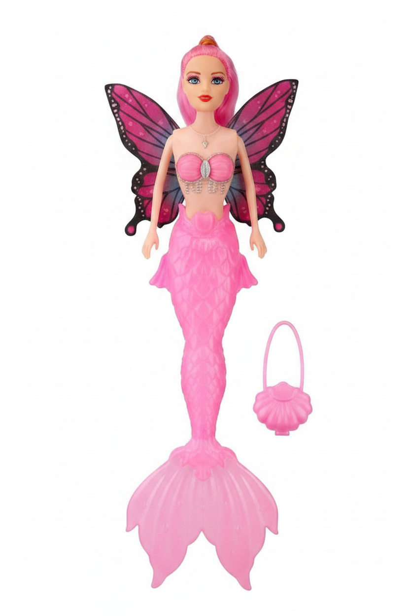 Mermaid Fairy Doll - Pink Single