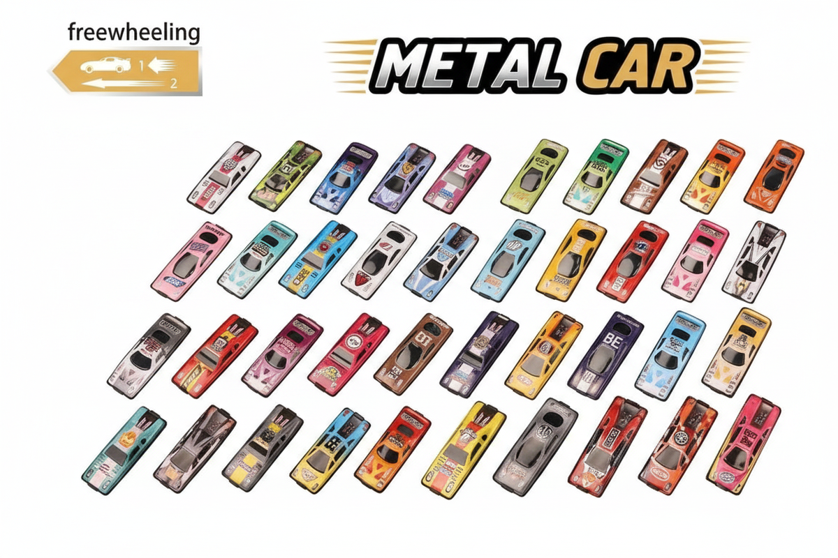 Metal Car Set - Side Profile