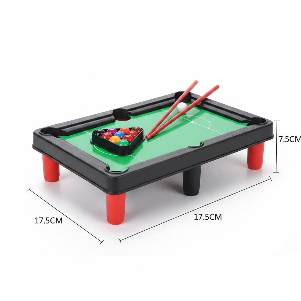 Mini Snooker Set - White Background