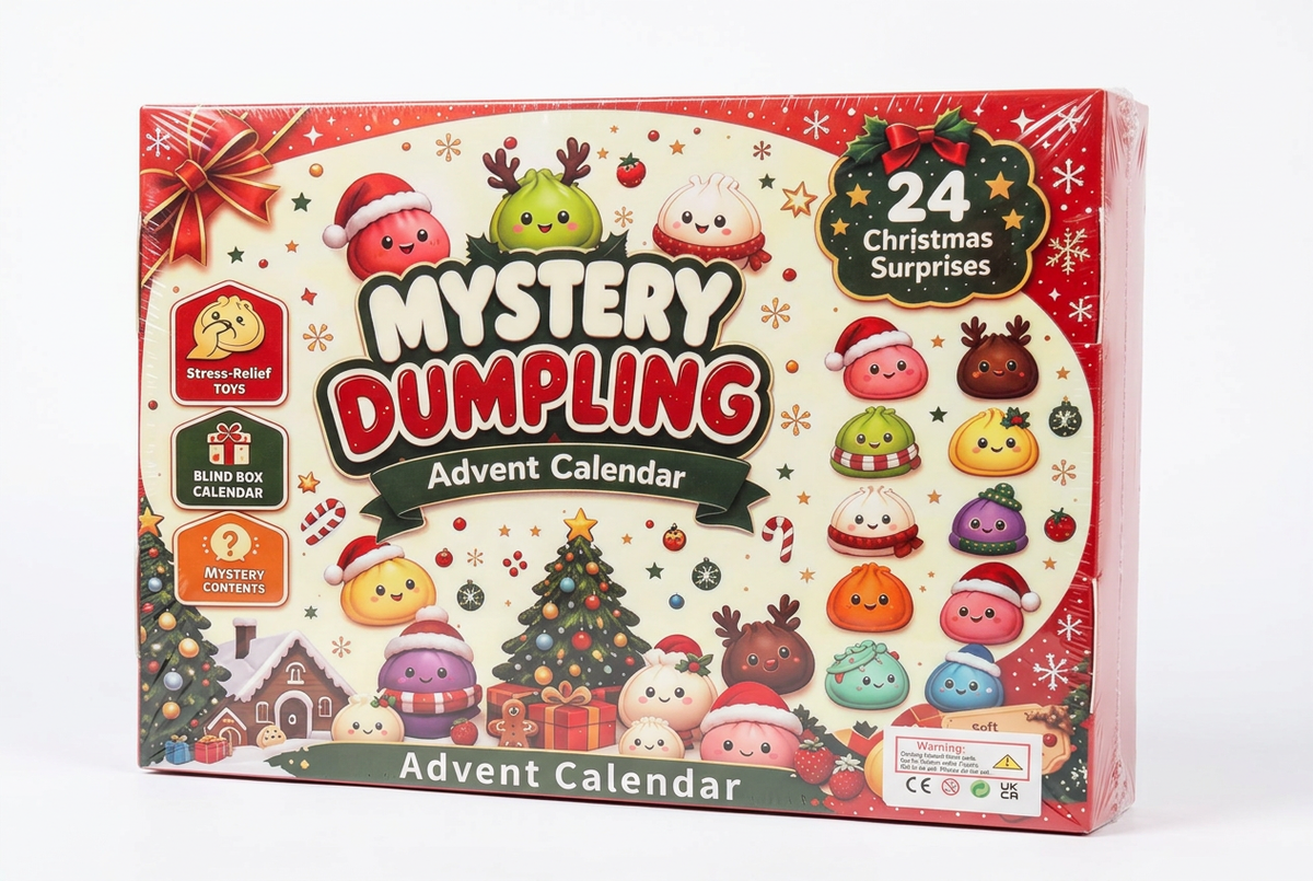 Mystery Dumpling Advent Calendar studio shot