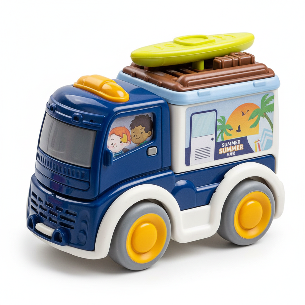 Navy blue truck