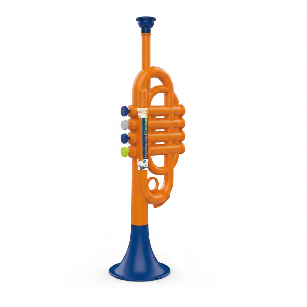 Orange Trumpet Angle View