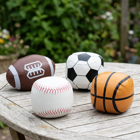 Sports-Themed Toy Ball Set – 4 Pieces