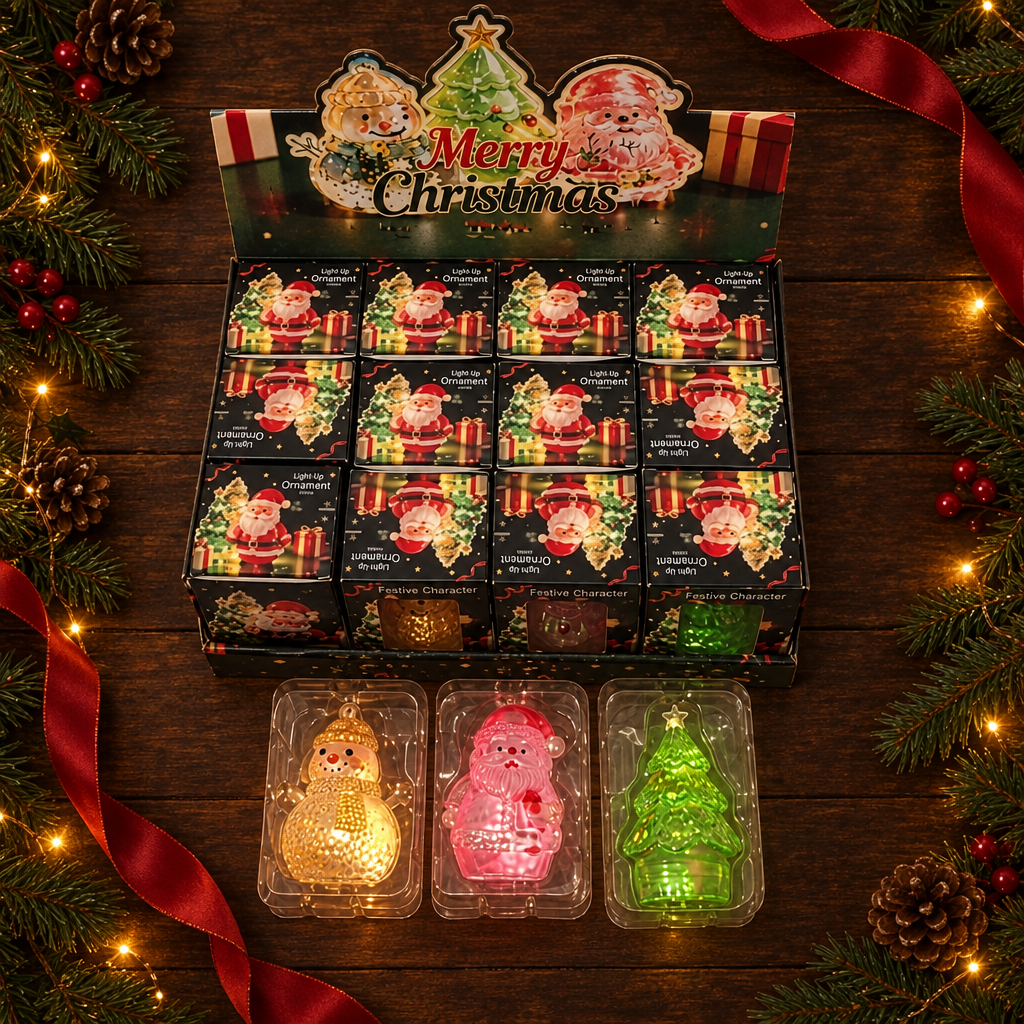 Overhead festive flat lay