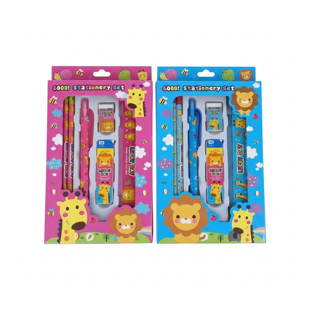 Pink stationery set