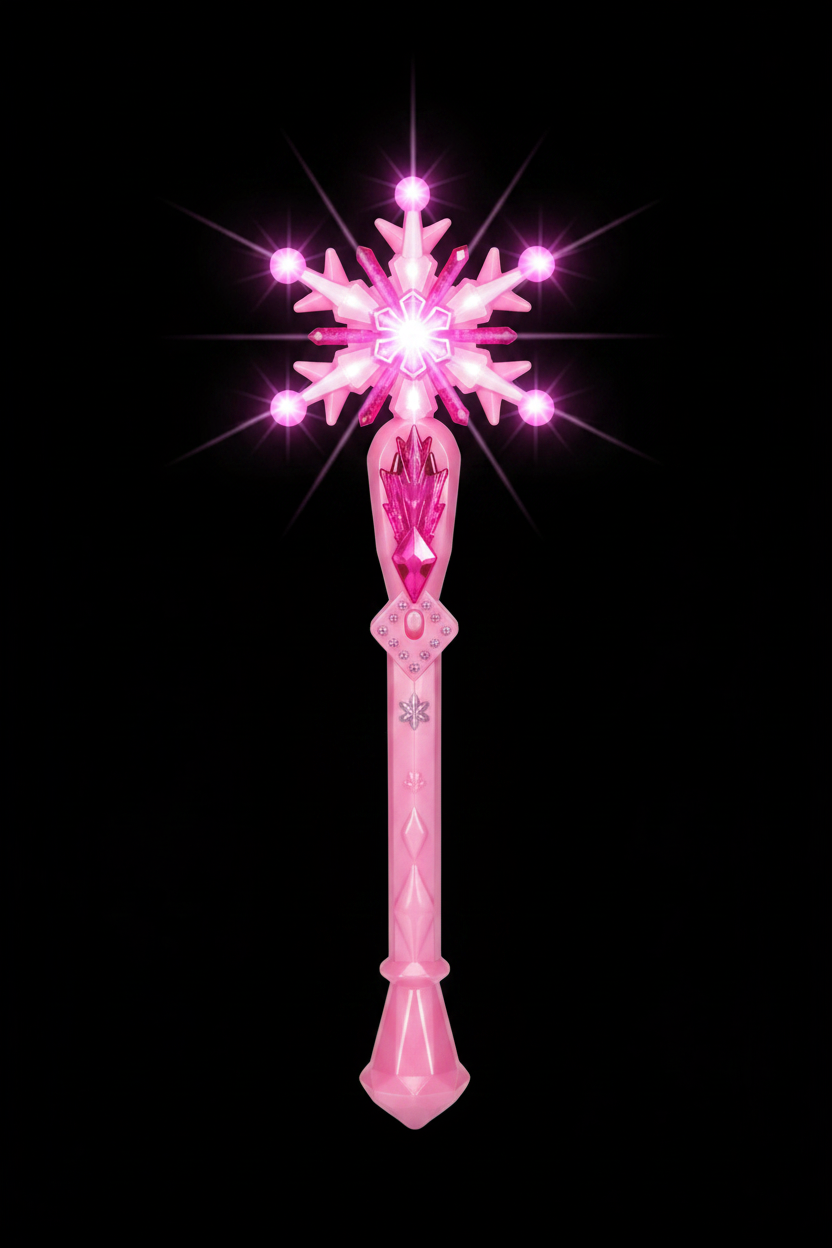 Pink wand glow