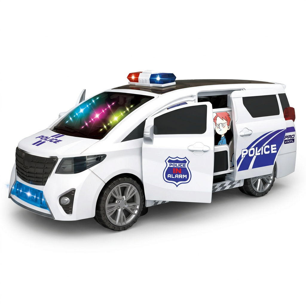Police vehicle studio shot