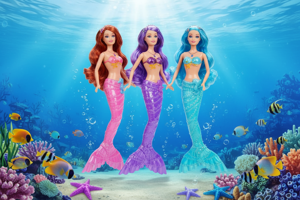 Princess Mermaid Doll - All 3 Variants