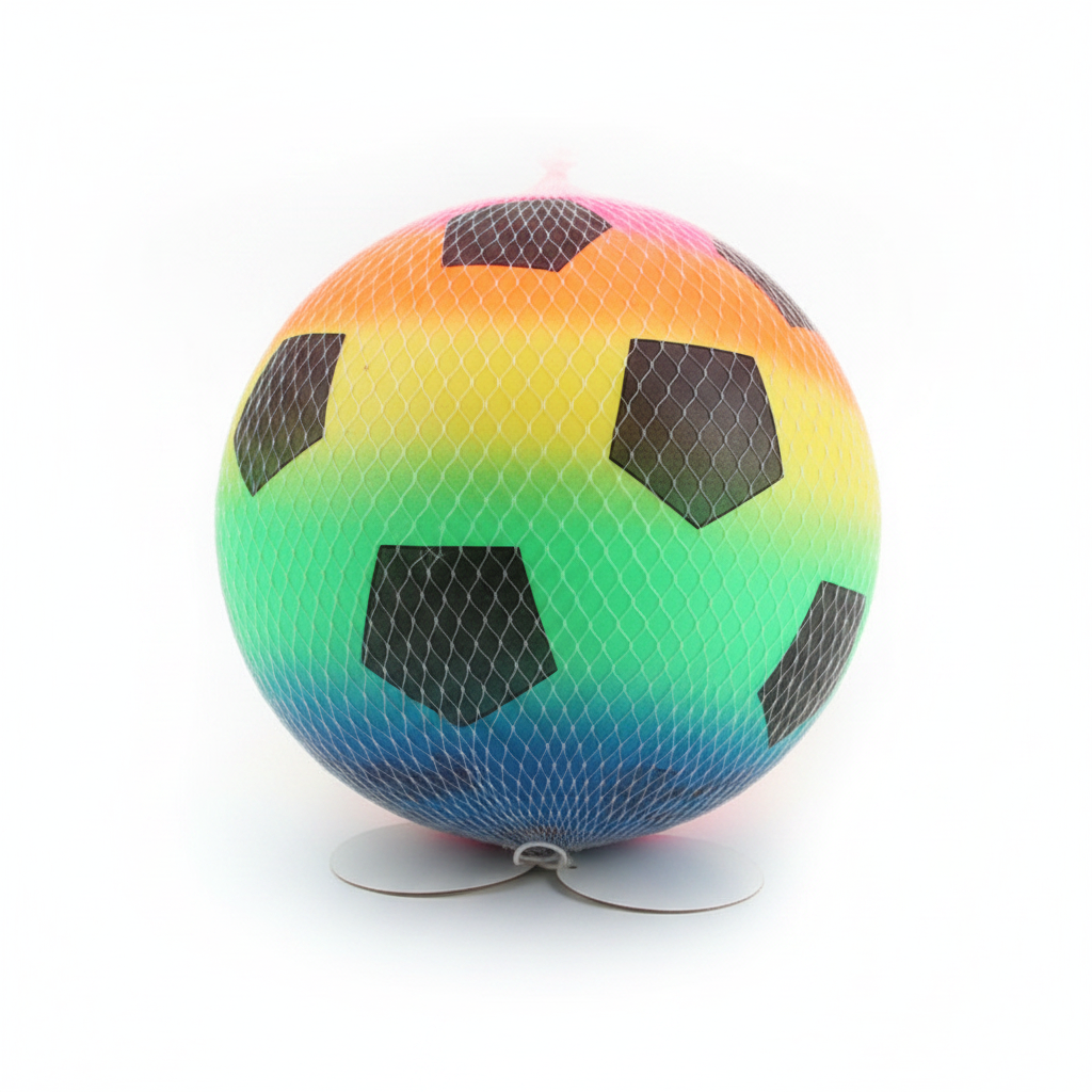 Rainbow Balls - Football Close Up