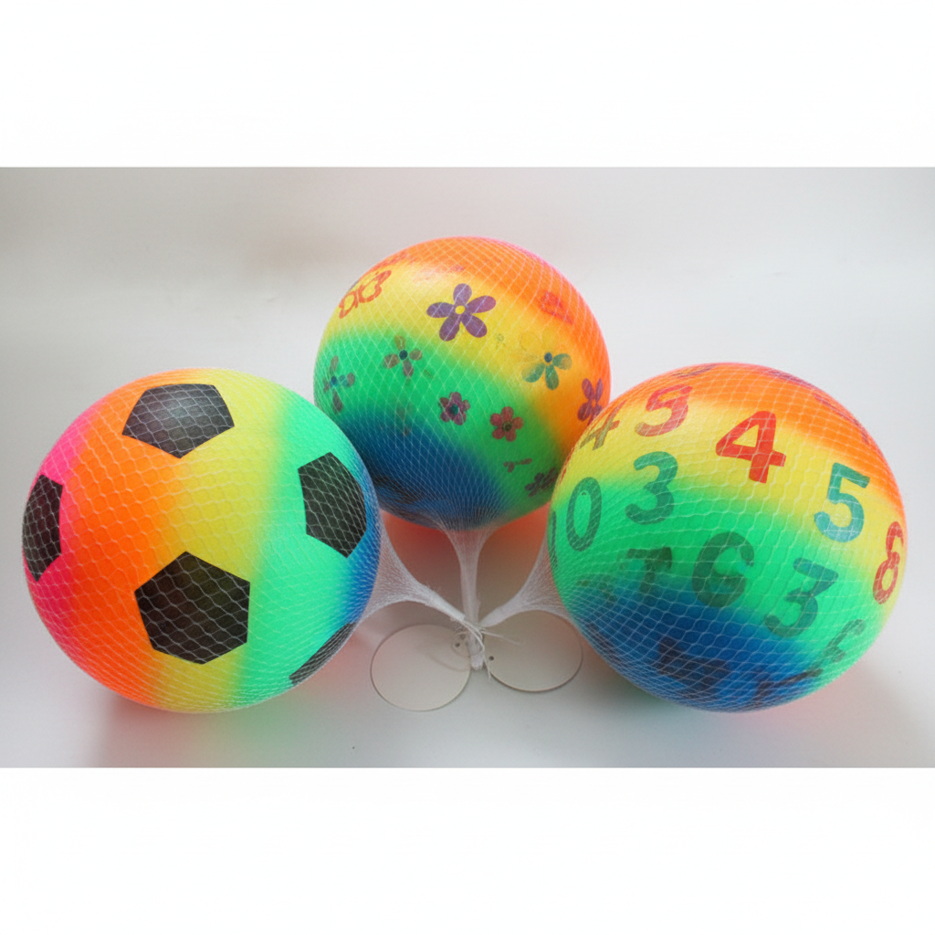 Rainbow Balls - Group Front View