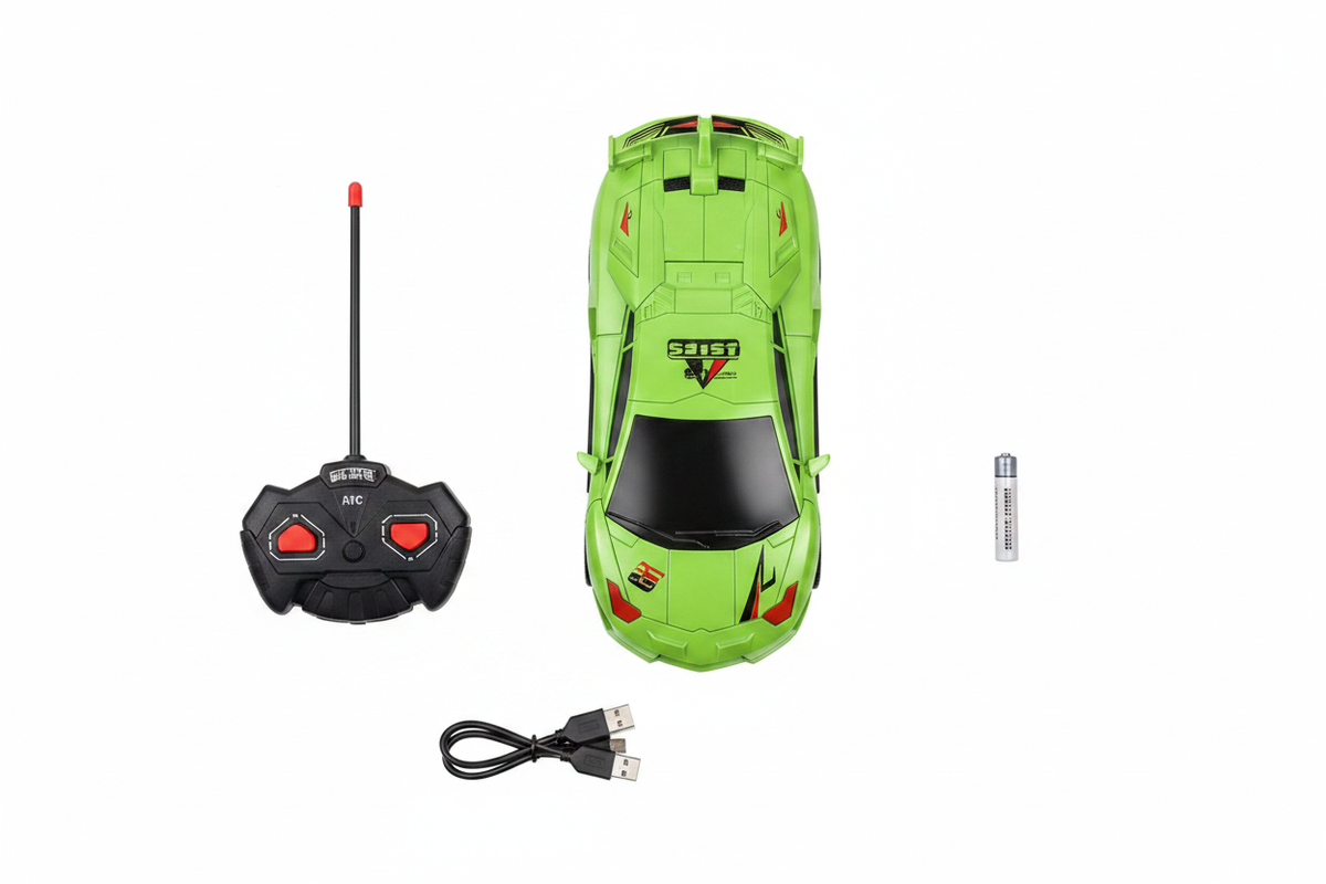 RC Transforming Car - Contents Lay