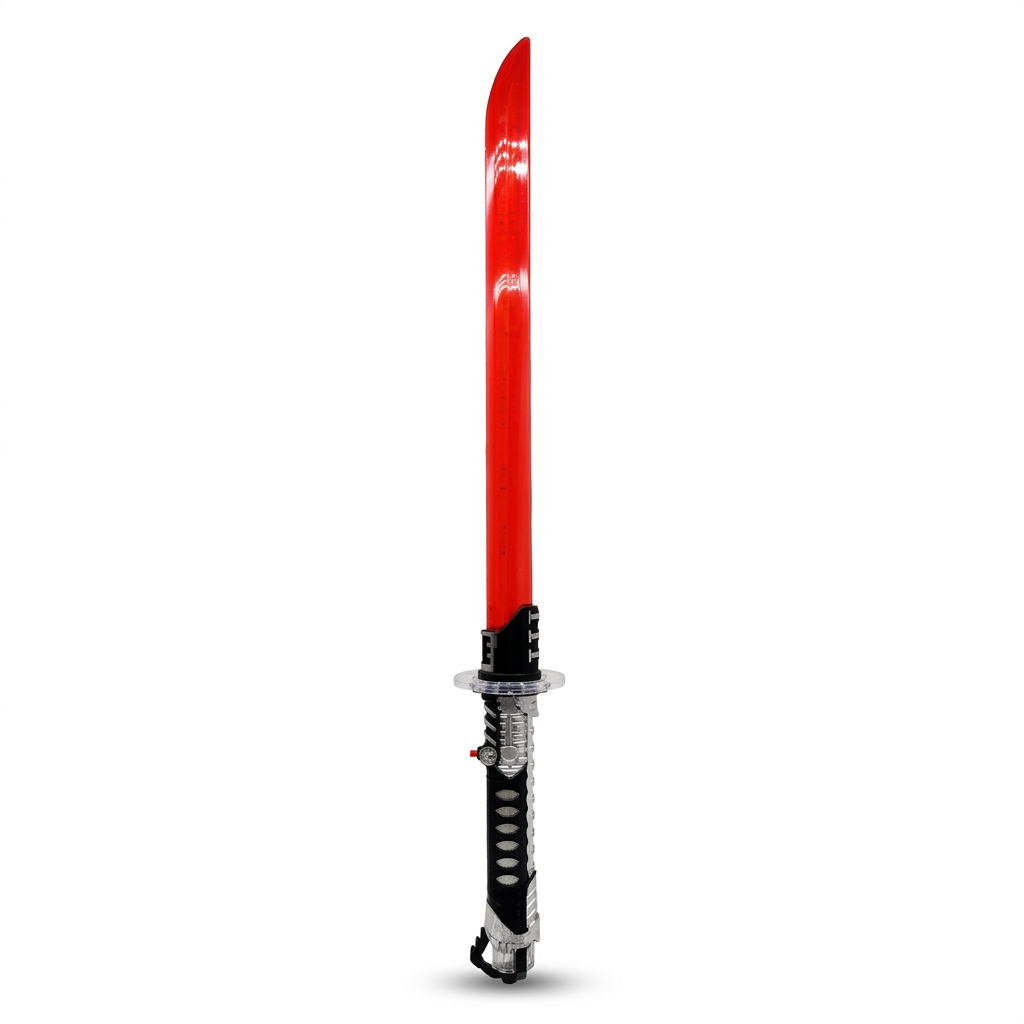 Red light-up toy sword