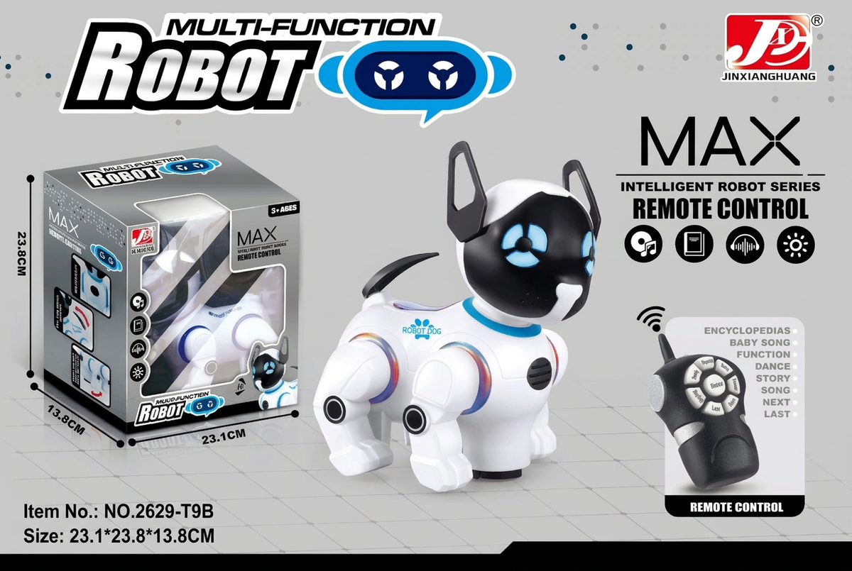 Robot dog product image without Chinese text