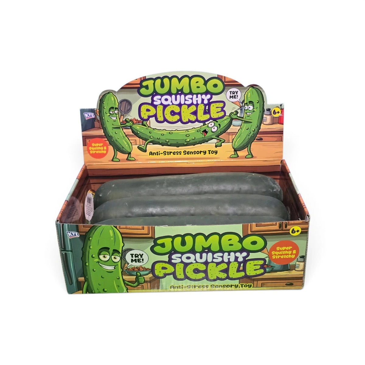Jumbo Squishy Pickle Squeeze Toy pack of 6 pc