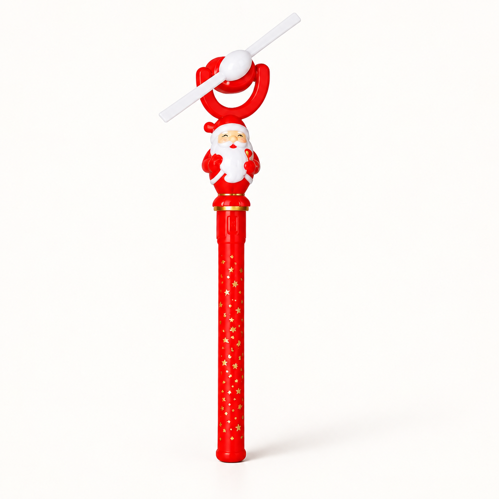 Santa spinner studio product shot
