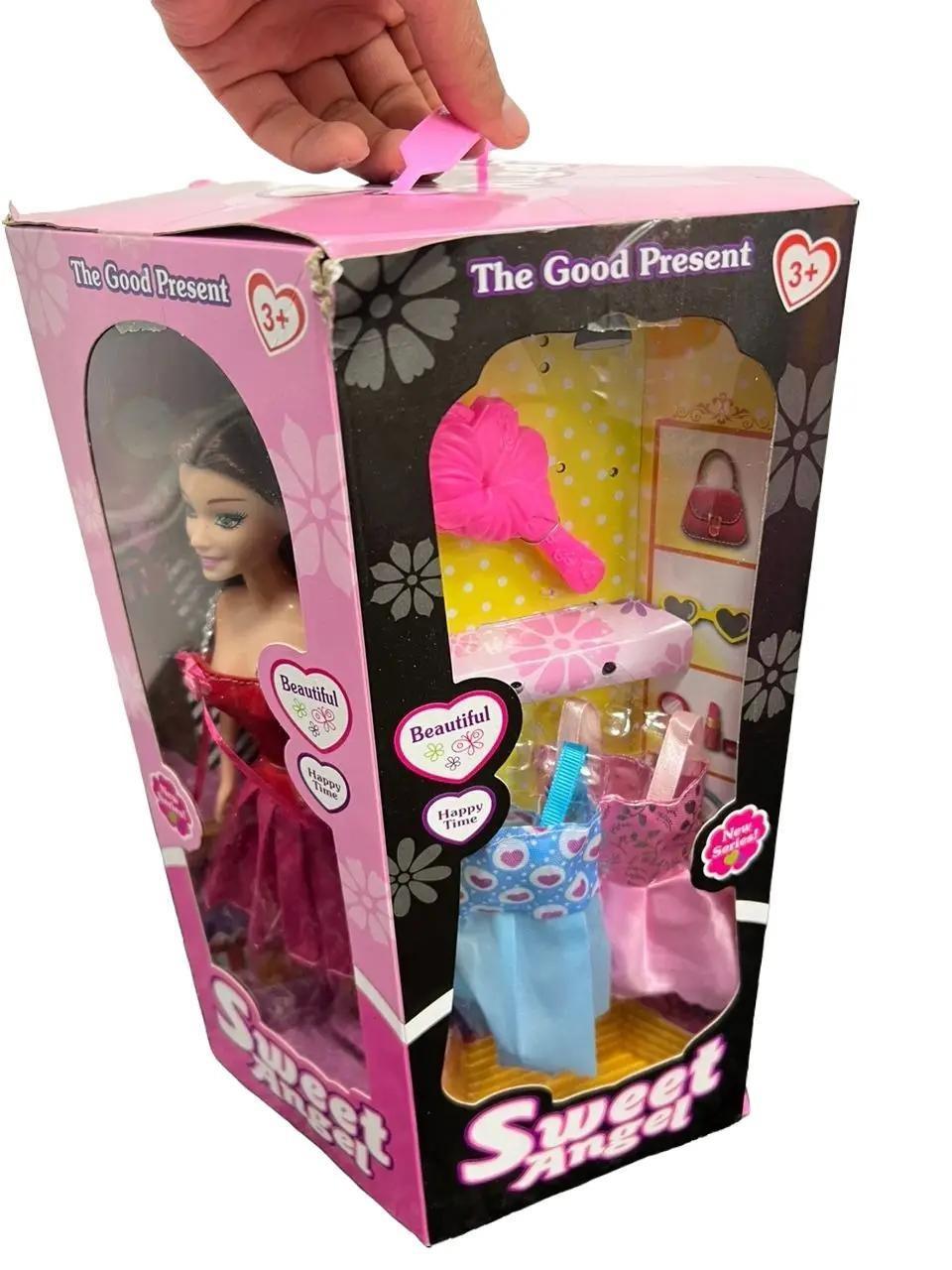 5 Pieces Princess Dolls Set 12 inches with Doll Dresses, Girls Pretend Play Xmas Gift Set