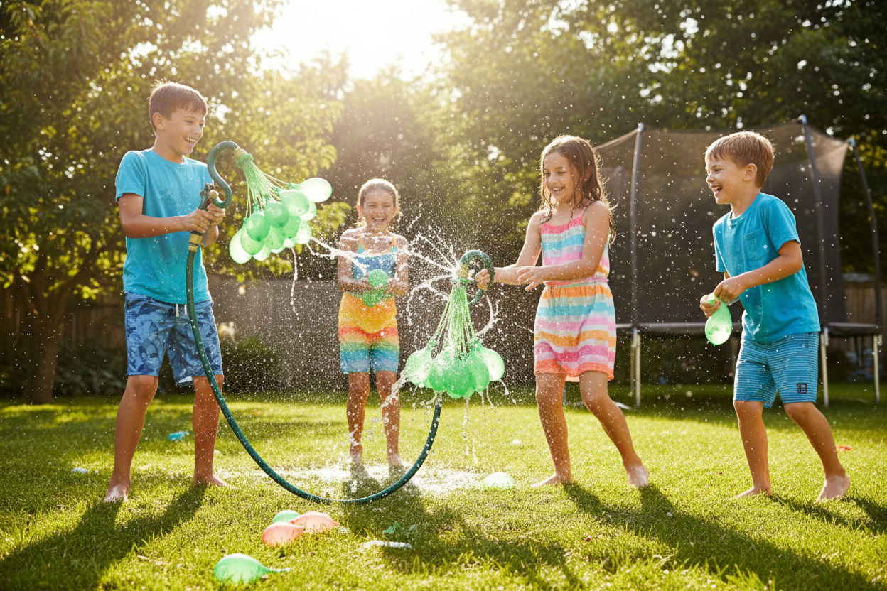 Self Water Balloons - Lifestyle Summer Scene