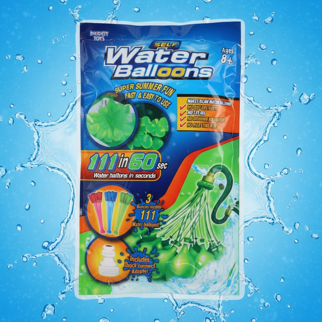 Self Water Balloons - Splash Background