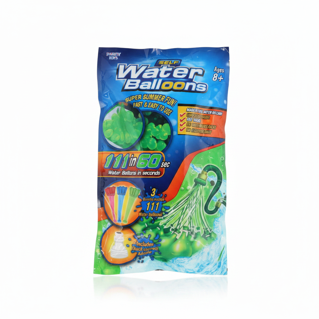 Self Water Balloons - White Background