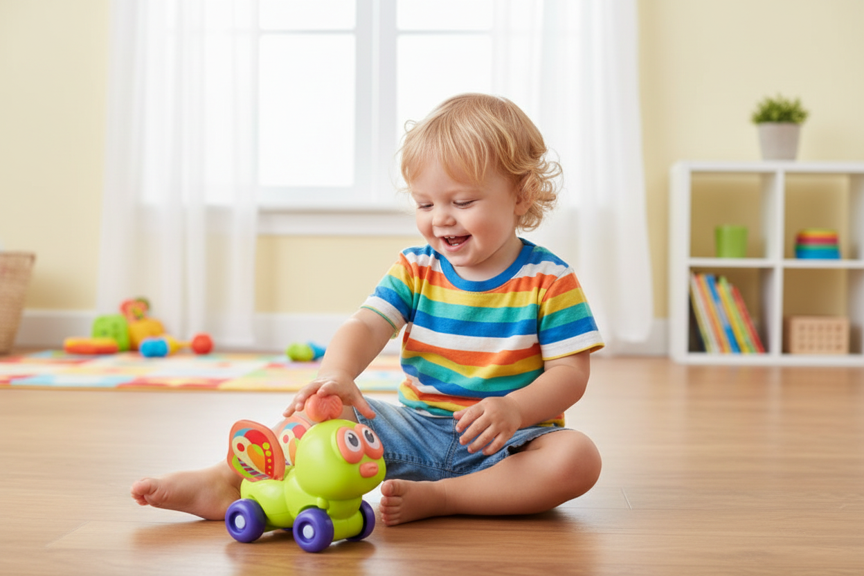 Sensory Animal Car - Child Playing