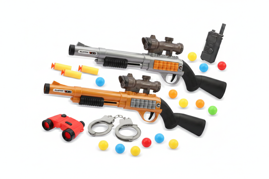 Sniper Police Flat Lay