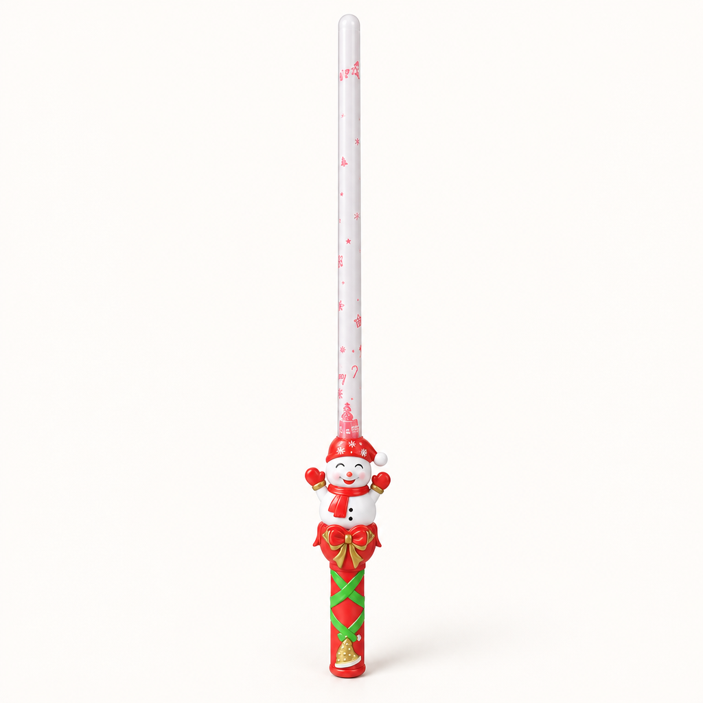 Snowman LED wand studio shot