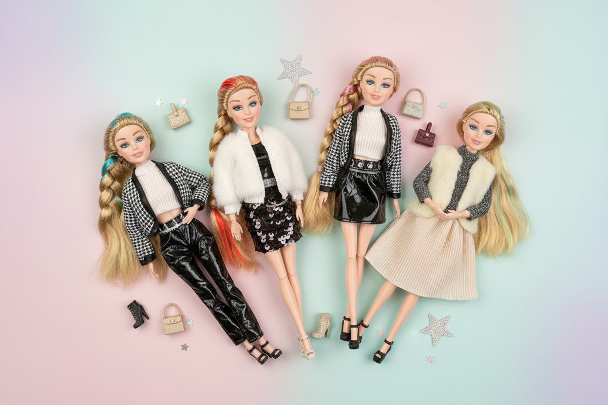 Starry Sky Doll - Collection Flat Lay