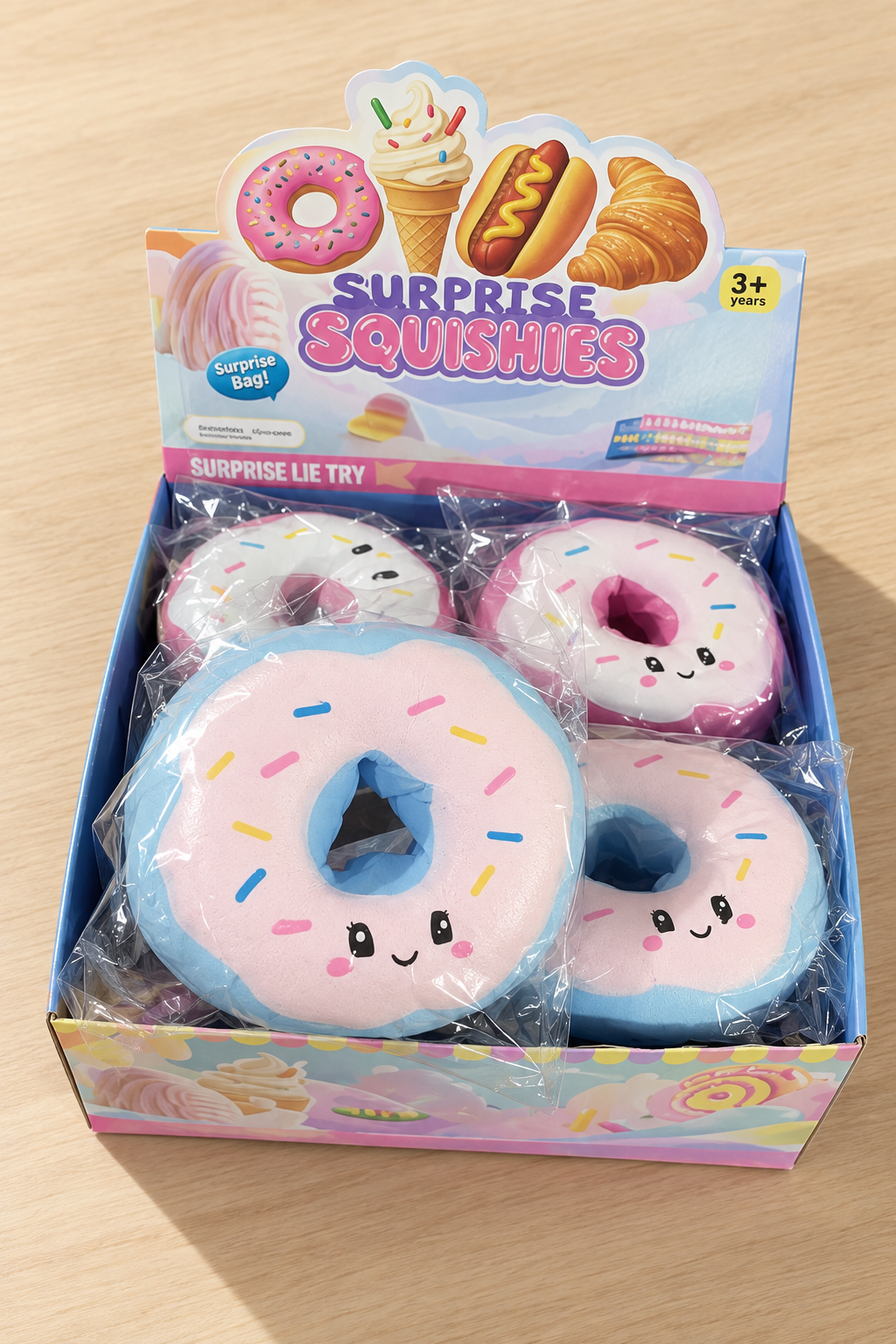 Top-down packaged product detail