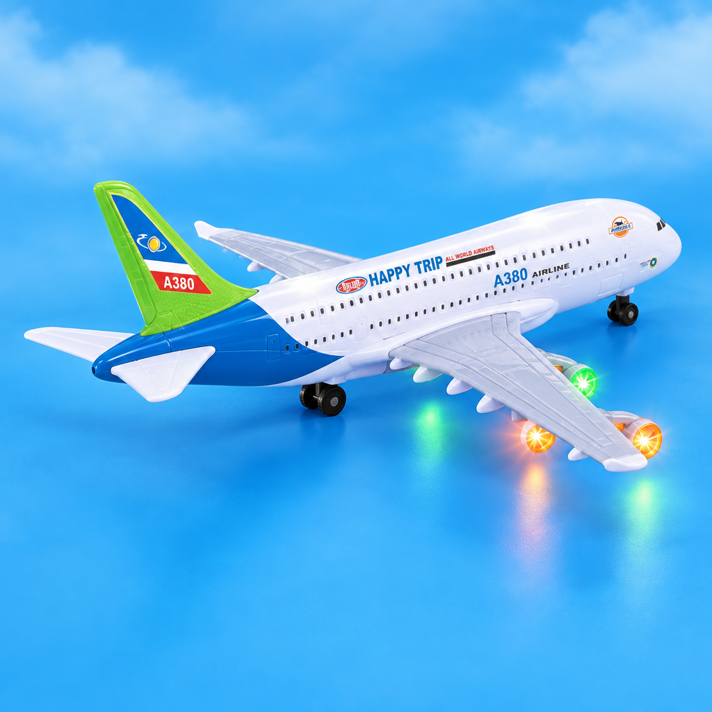 Toy plane from a different elevated angle